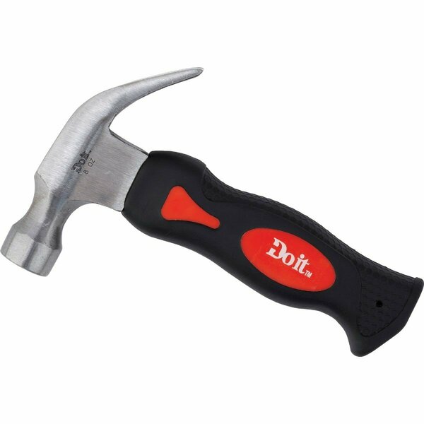 All-Source Mini 8 Oz. Smooth-Face Curved Claw Hammer with Steel Handle 300640